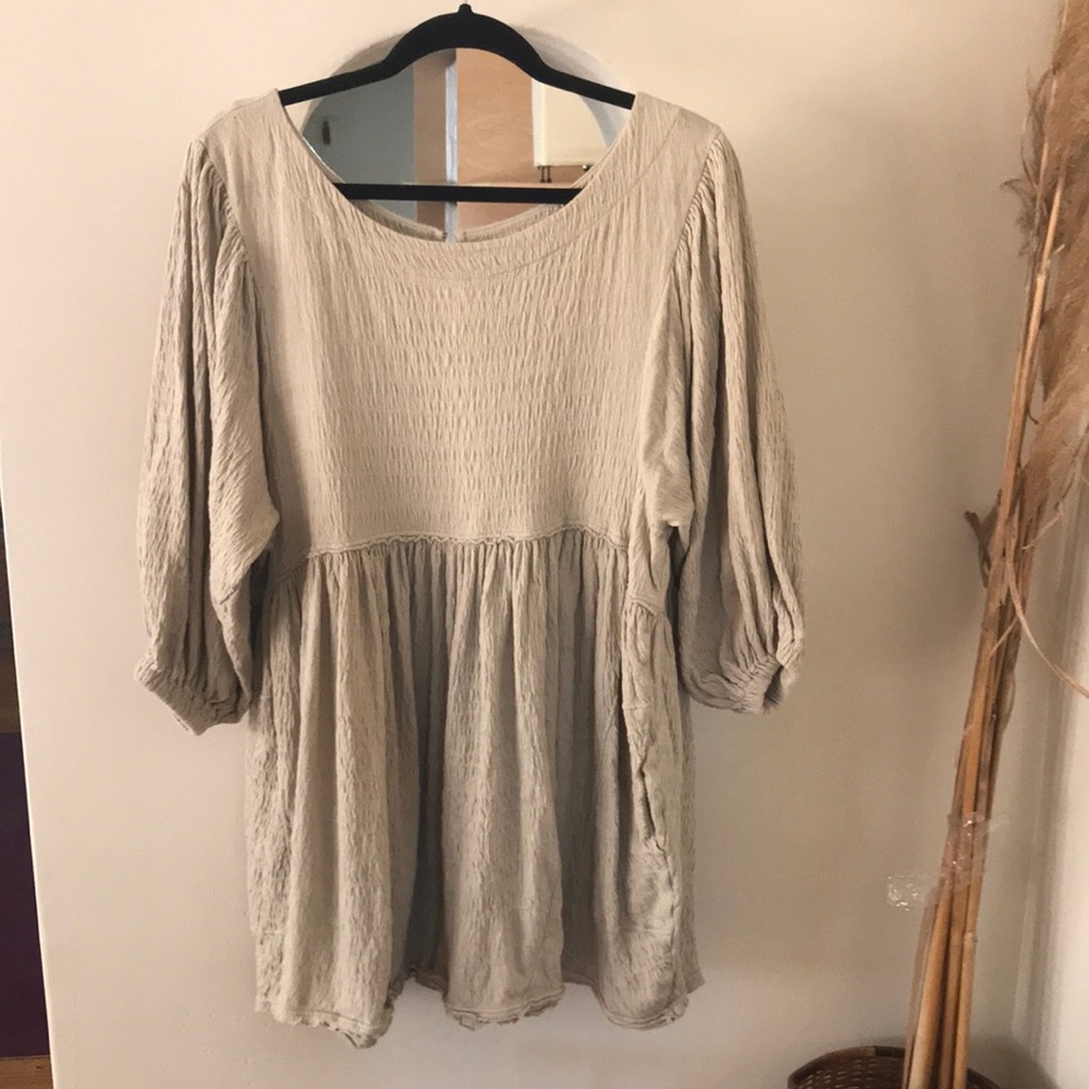 Free People Get Obsessed Babydoll dress. L